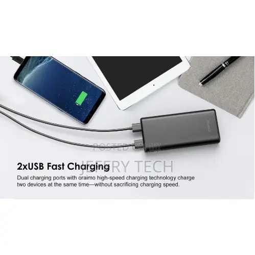 Oraimo Traveler 20,000mah Powerful Portable Power Bank