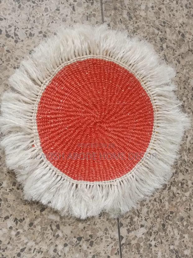 Deep Orange Sisal Mats