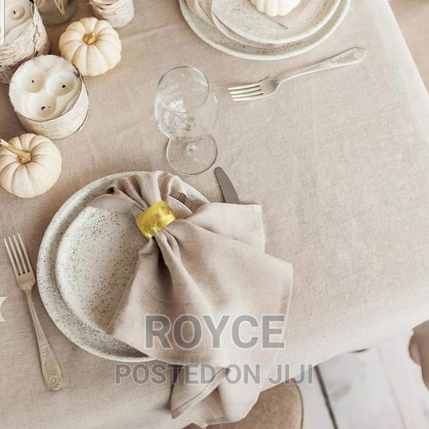 12 PCS Gold Napkin Rings - thumbnail 2