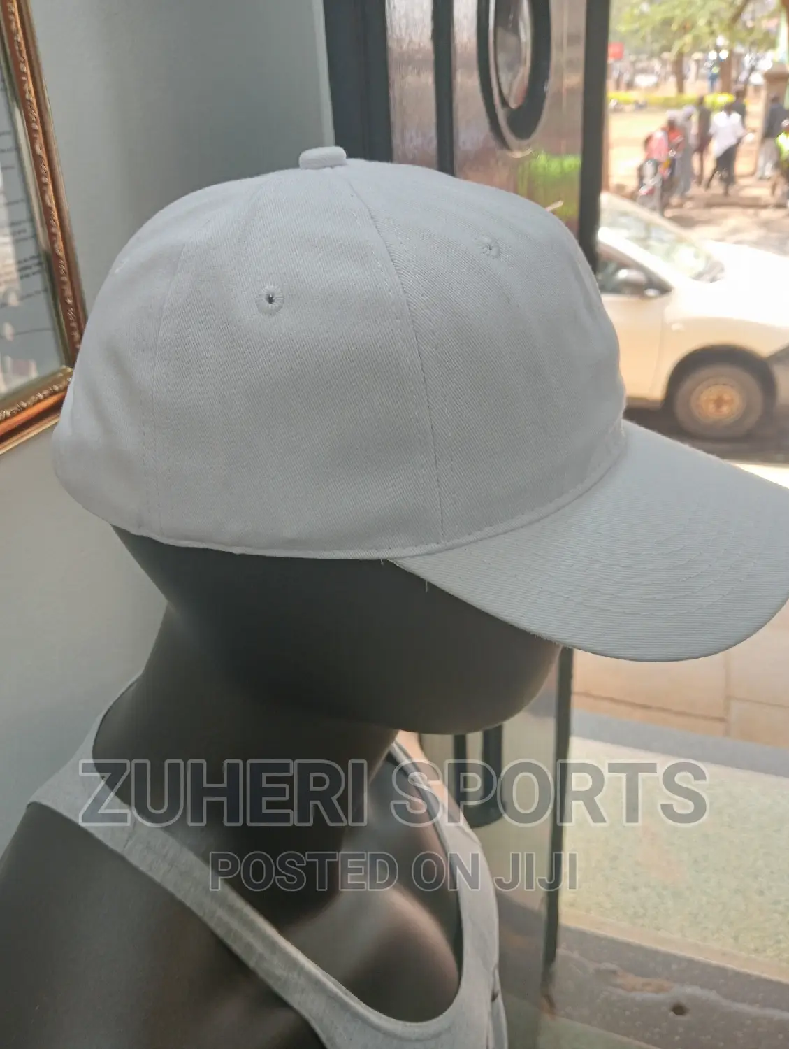 White Cap For Baseball, Golf; Sun Protection, Fashion