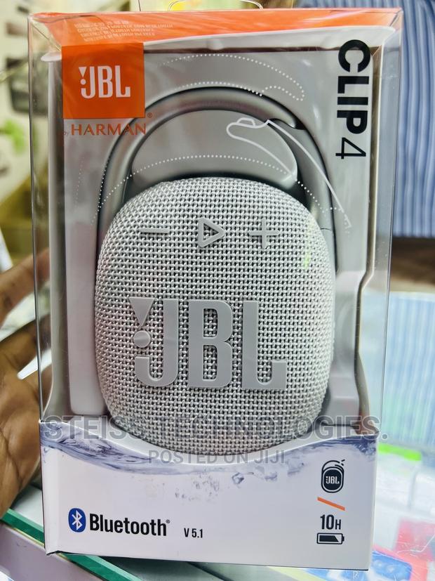 JBL Clip 4 Portable White Speaker - thumbnail 2