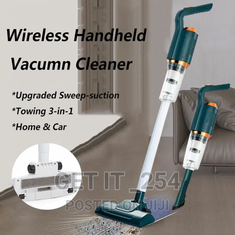 Wireless Rechargeable Car/ Home Vacuum Cleaner.Suction