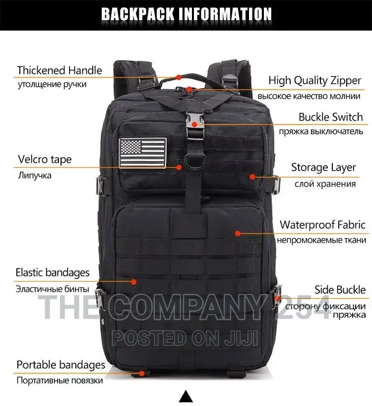 Designer Quality Tactical Military Outdoor Large Bags