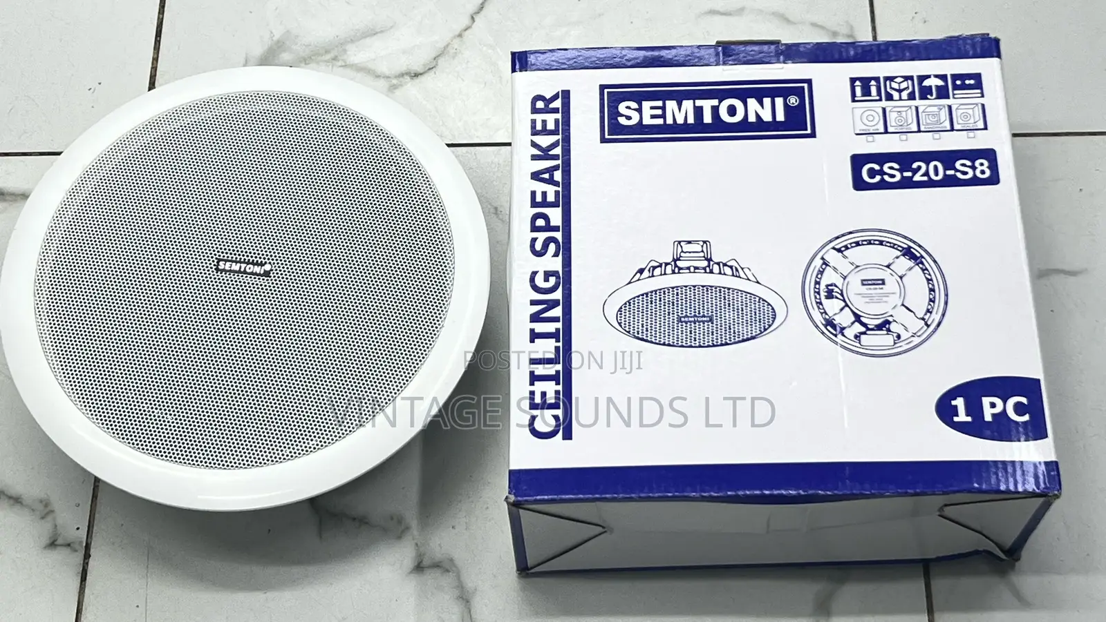 Semtoni 8inches Ceiling Speaker Model Cs-20-S8. 30 W