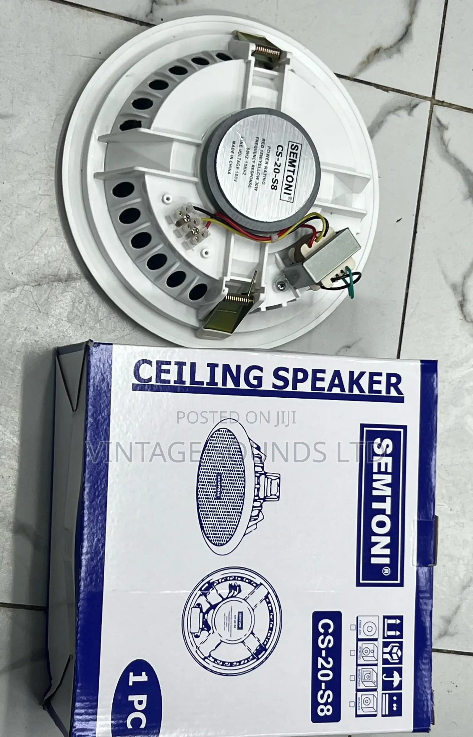 Semtoni 8inches Ceiling Speaker Model Cs-20-S8. 30 W