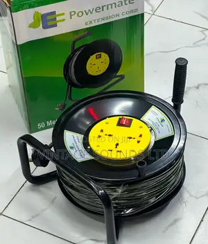 Powermate 50m 2.5mm Power Cable Extension Reel Heavy