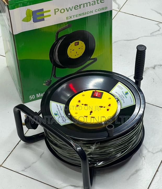 Powermate 50m 2.5mm Power Cable Extension Reel Heavy - main view