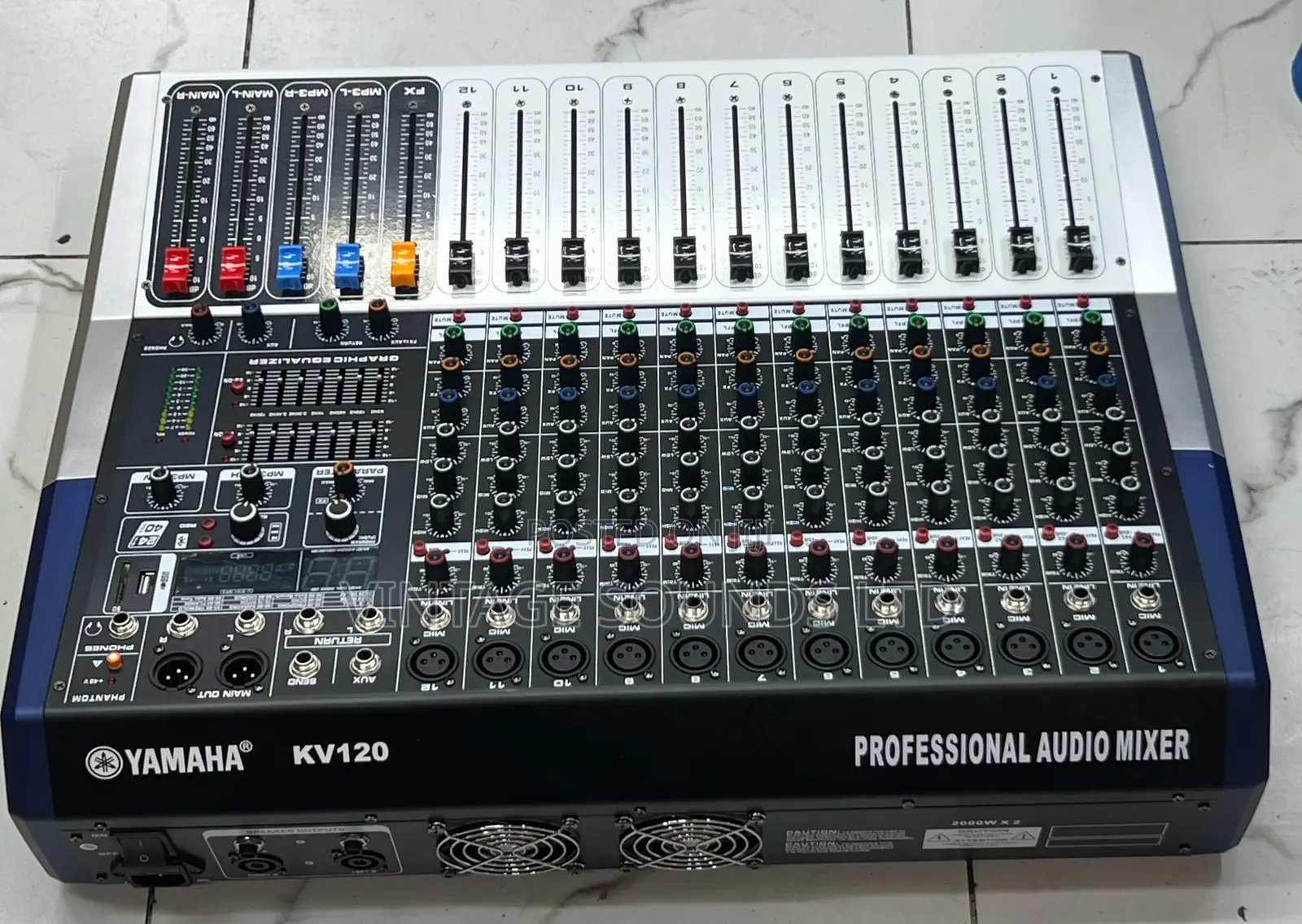 Yamaha Pro Kv120 Sound Mixer USB Bluetooth