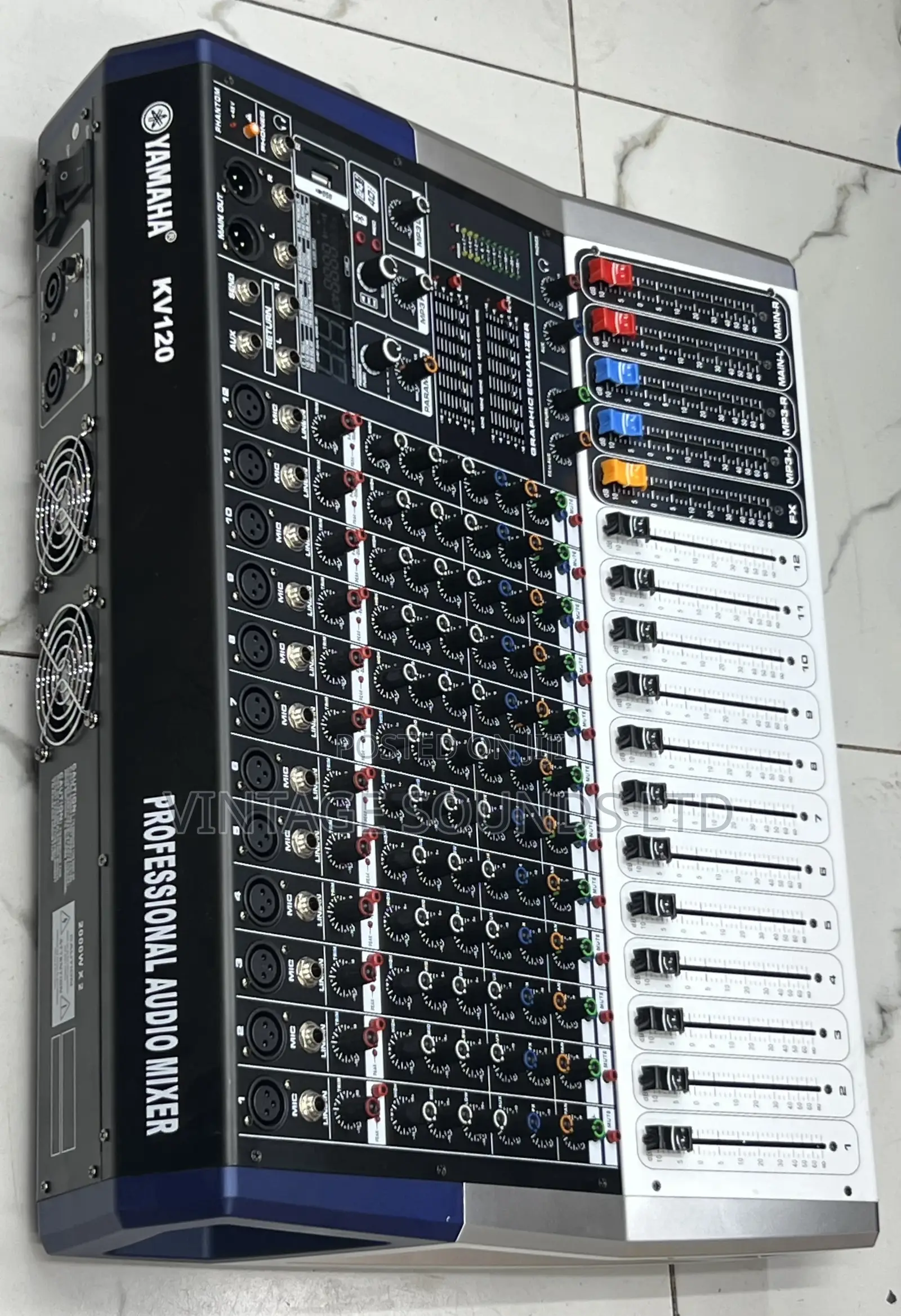Yamaha Pro Kv120 Sound Mixer USB Bluetooth