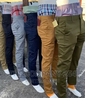 Assorted Classic Smart Casual Official Hard Khaki Pants