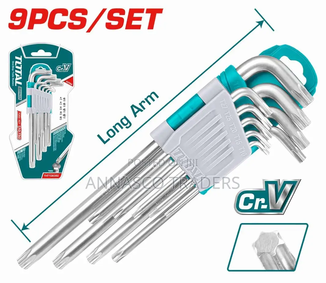 TOTAL STRONG THT106392 9pcs Torx Key Set