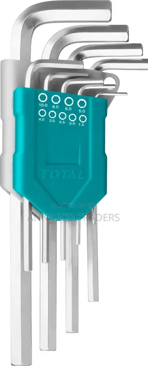 TOTAL THT106191 9pcs Hex Key Set