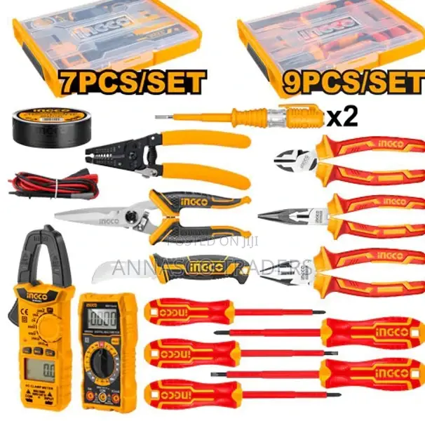 INGCO COMPLETE 16 PCS Electricians Tools Set
