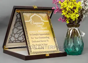 Foldable Wooden Awards