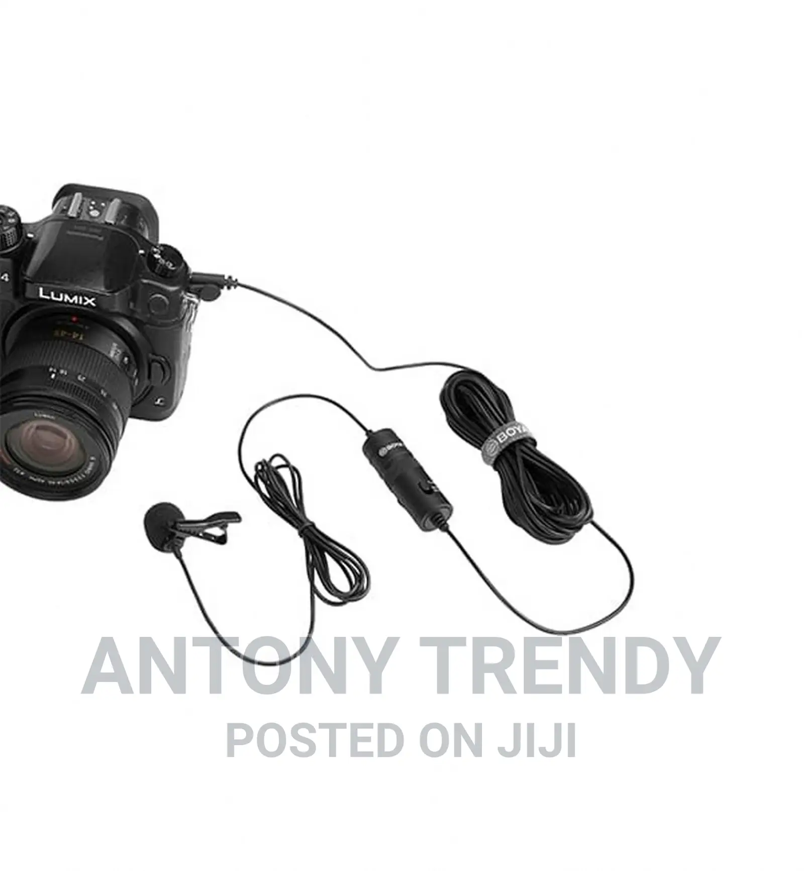 Omni-Directional Lavalier Microphone Lapel Clip-On