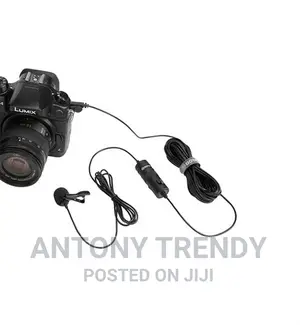 Omni-Directional Lavalier Microphone Lapel Clip-On