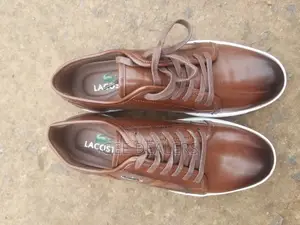 Brown Lacoste Smart Casuals Leather Shoes