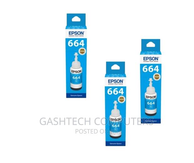 T6642 Cyan Ink Bottle - main view