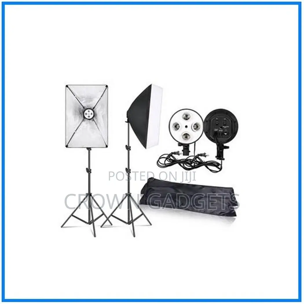 Photography 50x70cm Lighting Four Lamp Softbox Kit