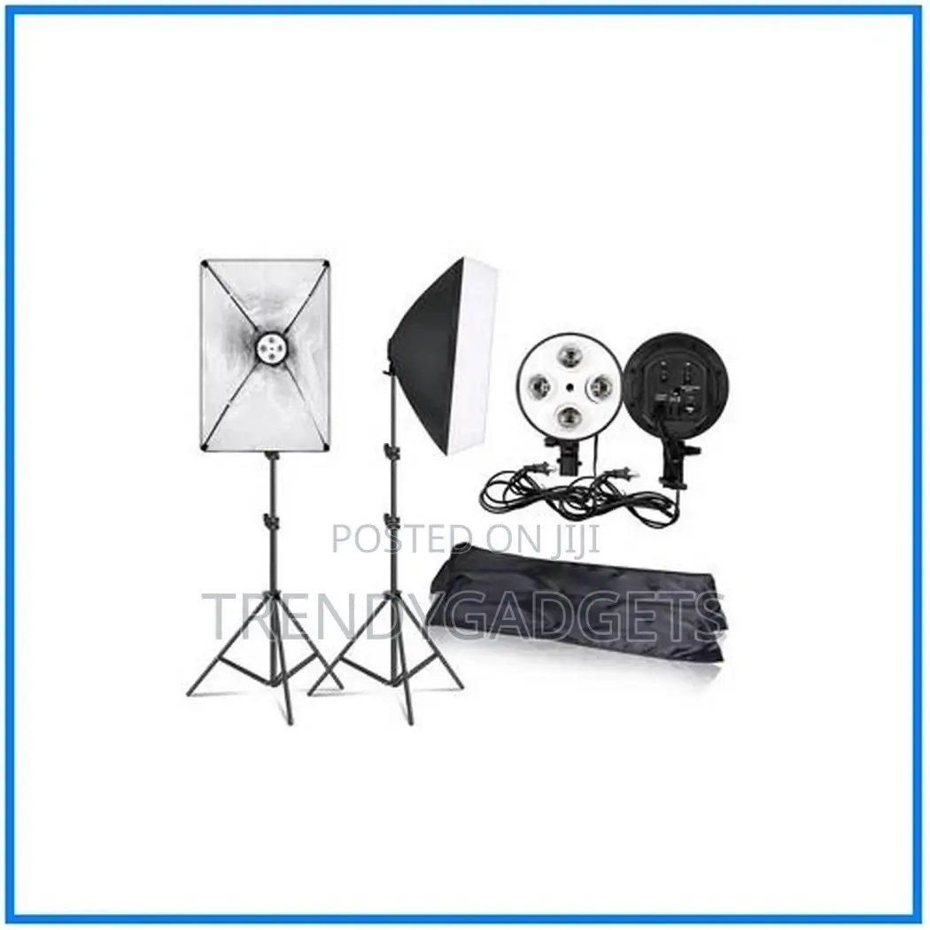 Photography 50x70cm Lighting Four Lamp Softbox Kit