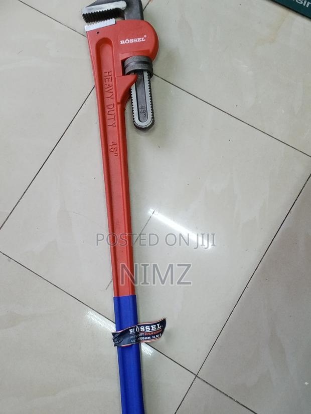 Adjustable Pipe Wrench48" Rossel - thumbnail 2