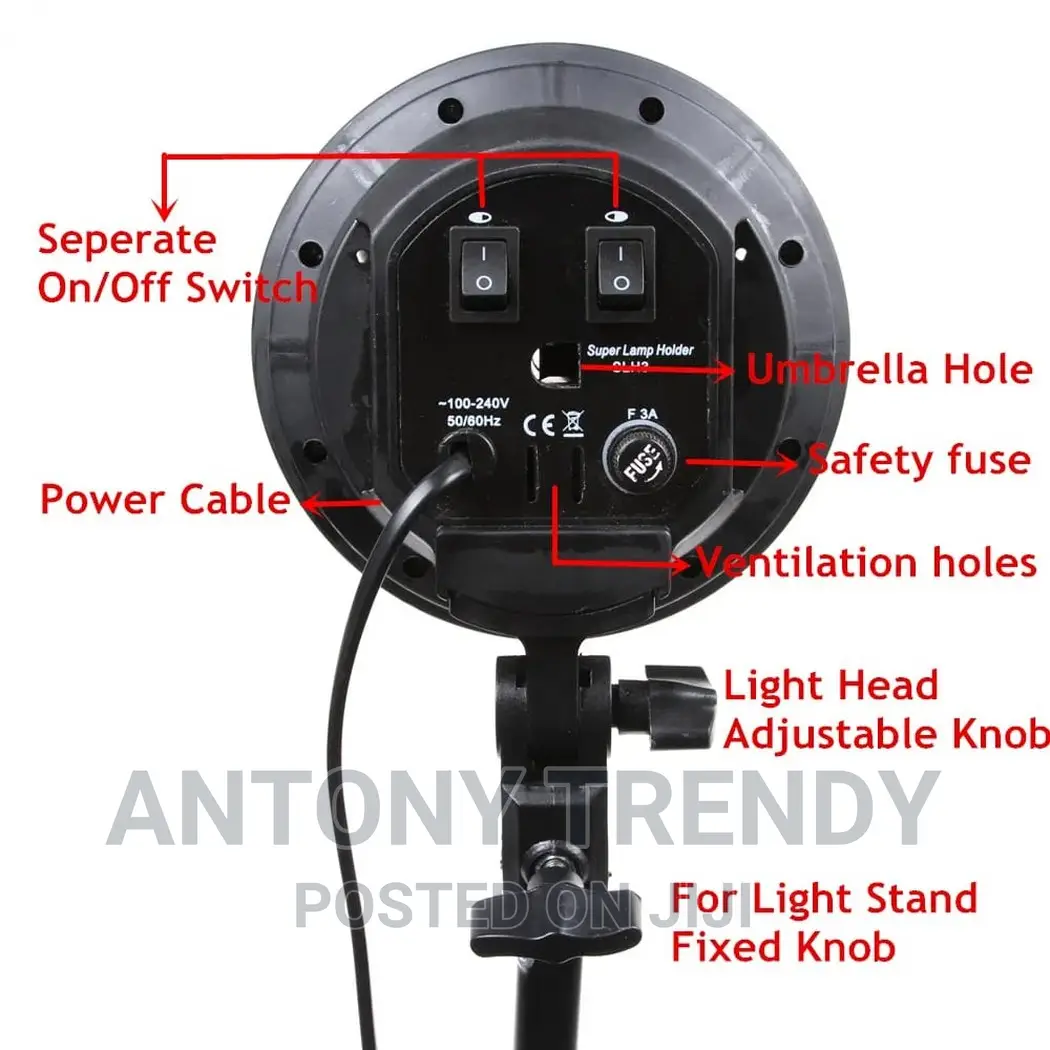 Photography Softbox Lighting Kits 50x70cm Professional