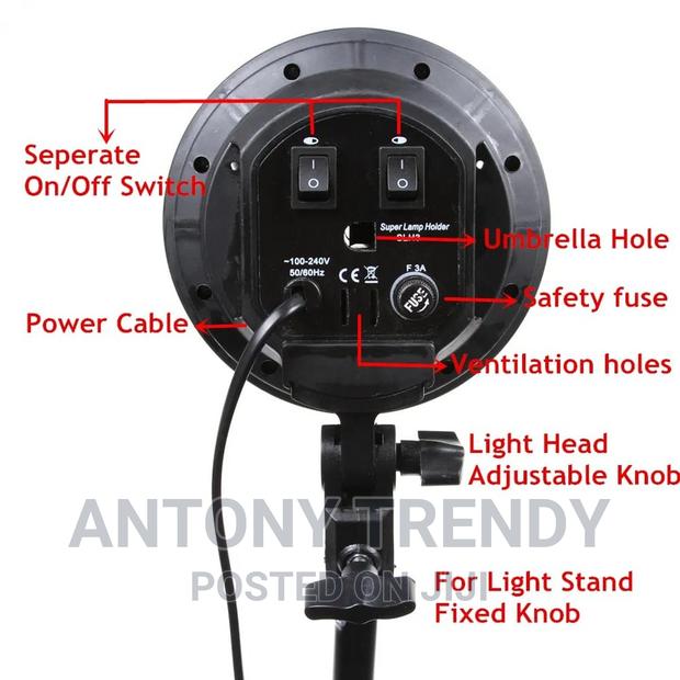 Photography Softbox Lighting Kits 50x70cm Professional