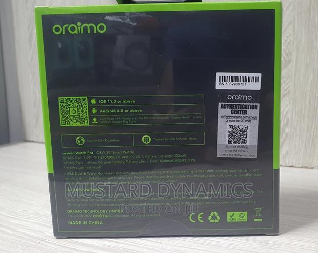 Oraimo Osw 18 Smart Watch - thumbnail 3