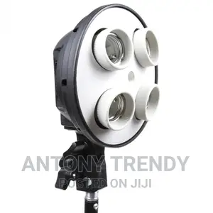 Four Lamp Softbox Kit With E27 Base Holder