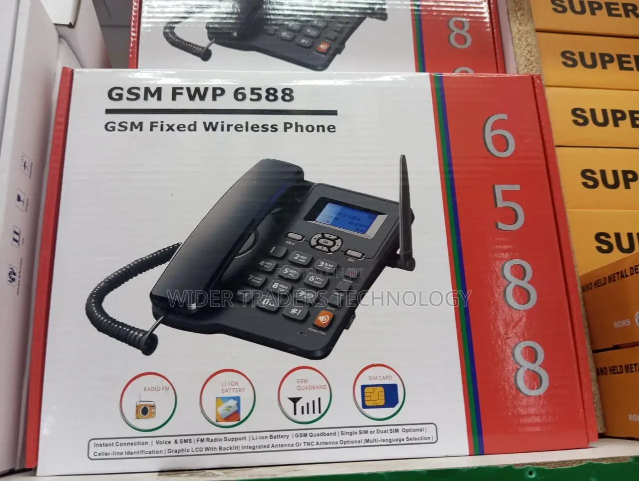 GSM Fixed Landline Wireless Desktop Phone ETS 6588