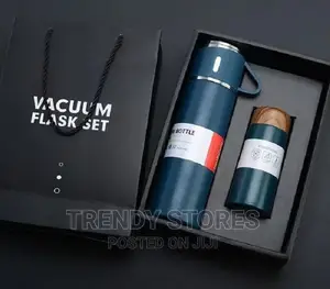 Vacuum Flask Gift Pack Set (500ml Thermo Cup , Lid Cup + 180
