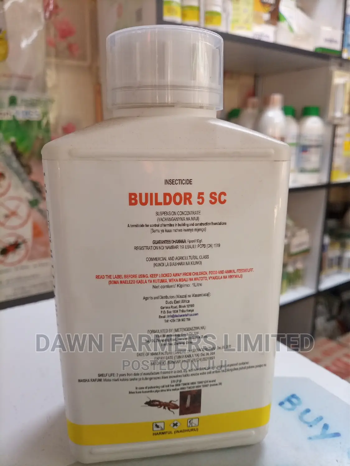 Buildor 5 Sc Termiticide 1ltr
