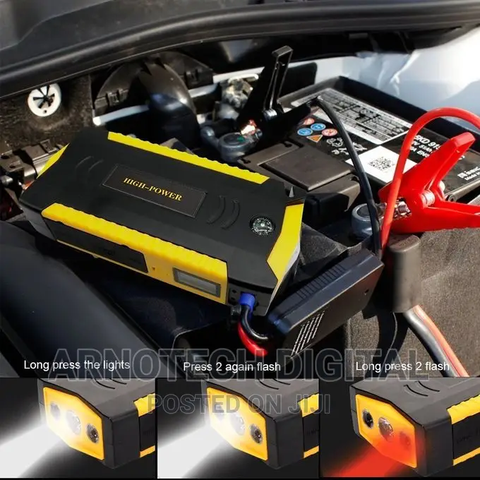 Car Jumpstarter Kit With Air Compressor 50800mah