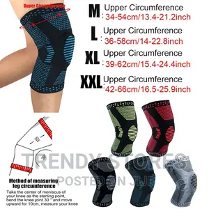 Sports Compression Padded Knee Support Sleeves
