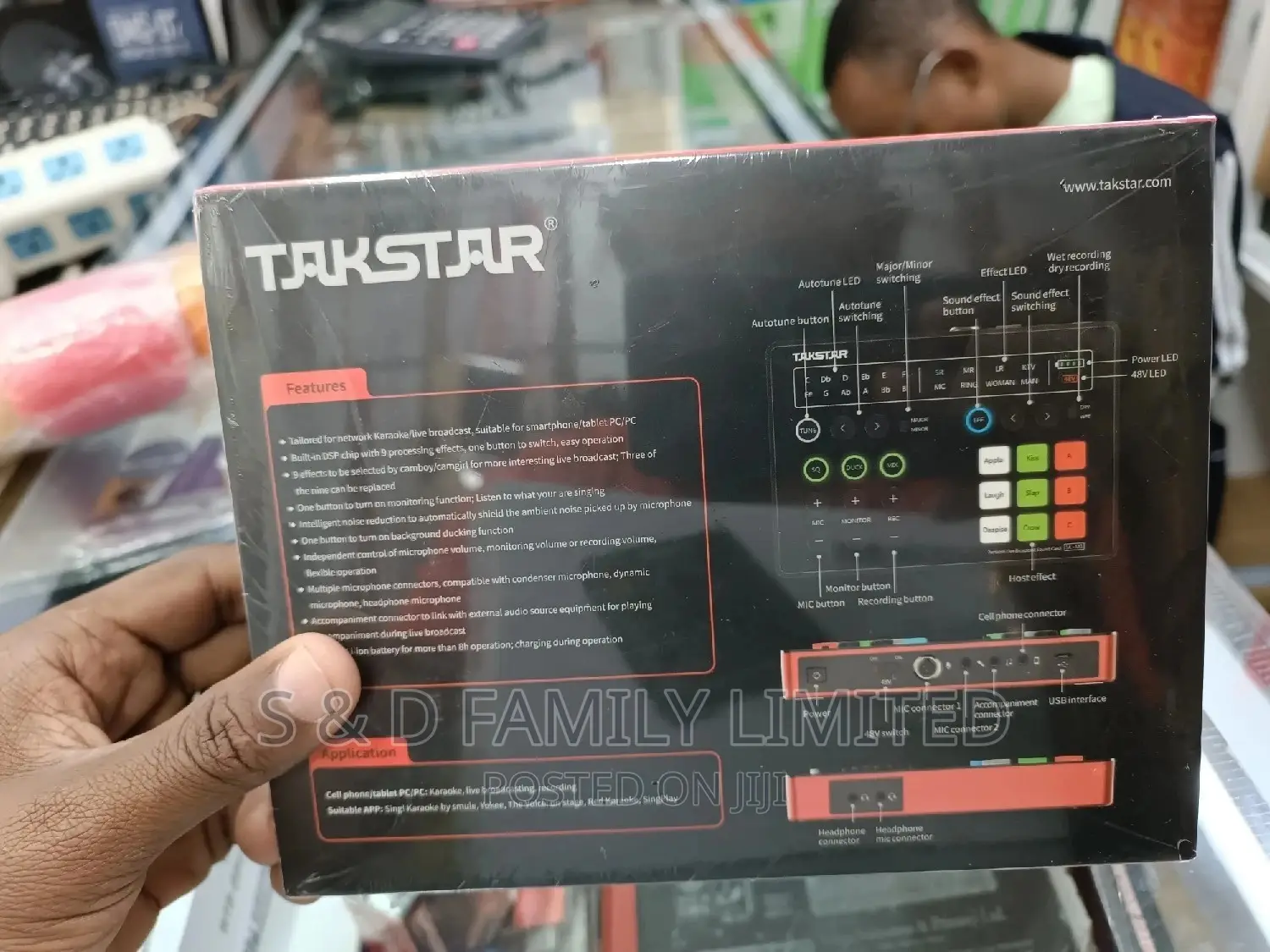 Takstar SC-M1 Portable Live Broadcast Sound Card