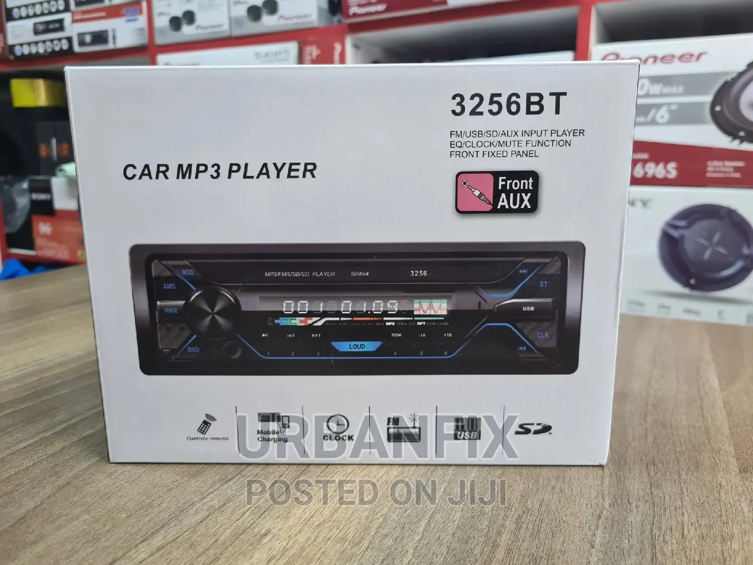 Bluetooth Car Mp3 Player With Detachable Face