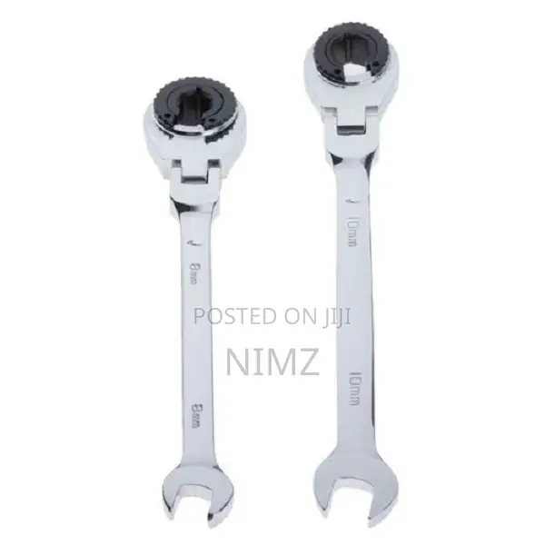 Generic 2 Pieces Steel Metric Ratcheting Wrench Head Reversi