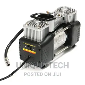 Portable Car Tyre Inflator - Double Cylinder