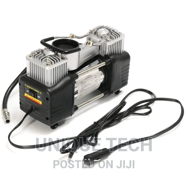 Portable Car Tyre Inflator - Double Cylinder
