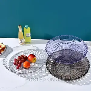 38cm Round Acrylic Tray Availablepc