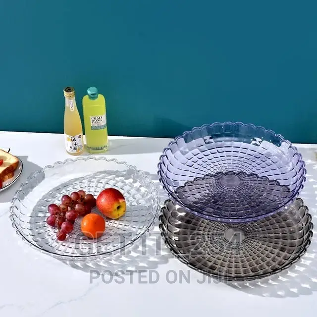 38cm Round Acrylic Tray Availablepc