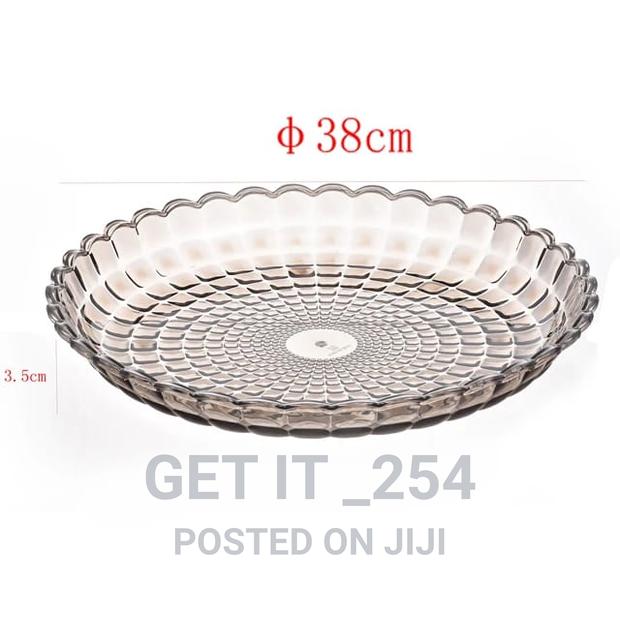 38cm Round Acrylic Tray Availablepc - thumbnail 2