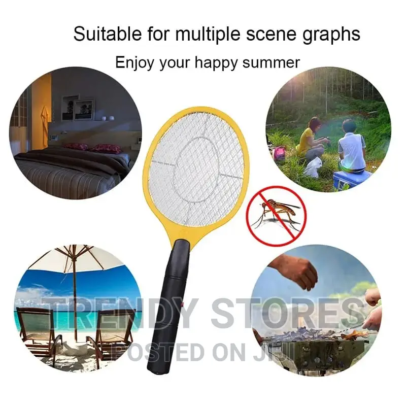 Rechargeable Insect Bug Bat Wasp Mosquito Zapper Racket
