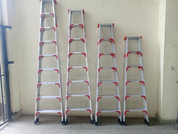 Aluminium Twin Sided Multiple a Types Step Ladder - thumbnail 3