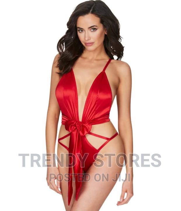 Open Back Bodysuit Crotchless Lingerie - main view