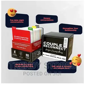 Couple Reconnect Deeper Conversation Starter Card Game