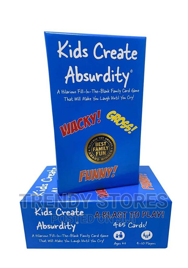 Kids Create Absurdity Super Fun Family Card Game - main view