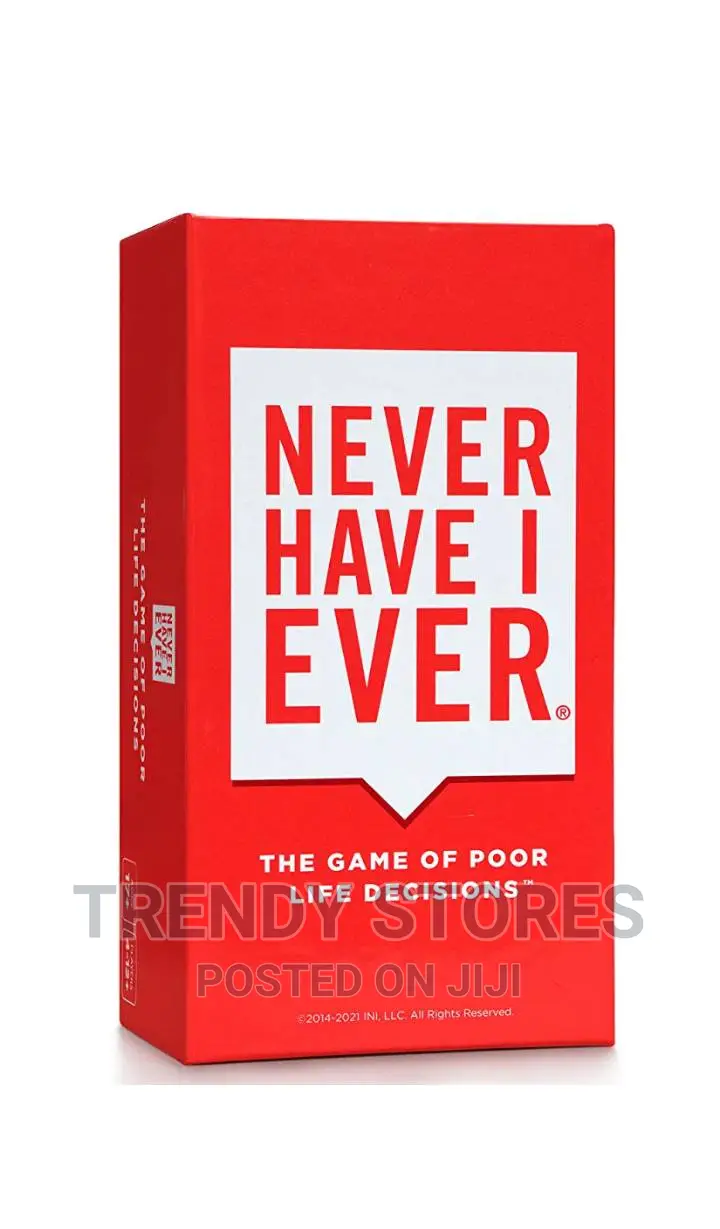 Never Have I Ever Card Game