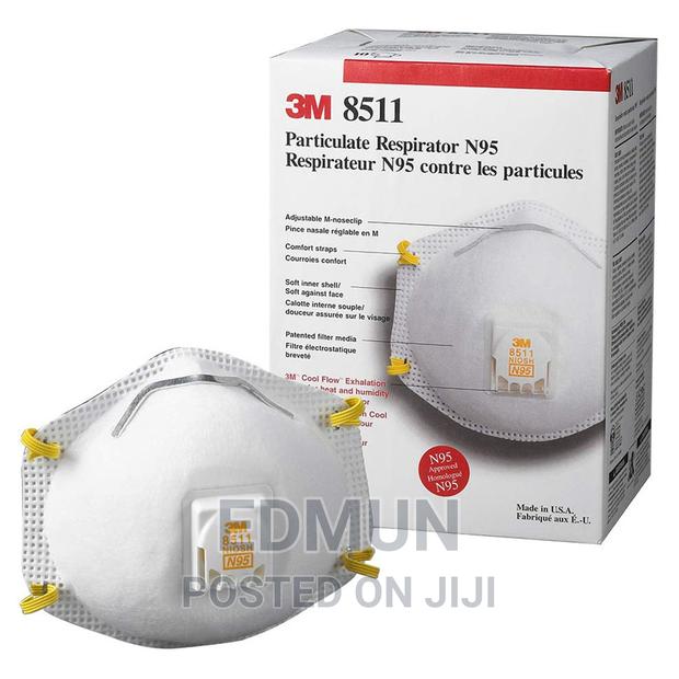 3M N95 8511 Masks With Respirator - main view