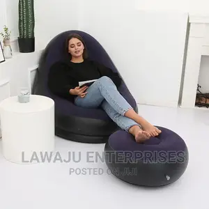 Inflatable Seat With Foot Rest (2pcs)